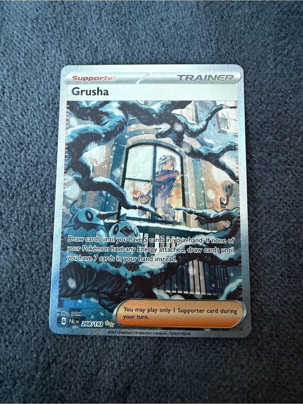 Grusha 268/193 Special Illustration Rare — Paldea Evolved Single